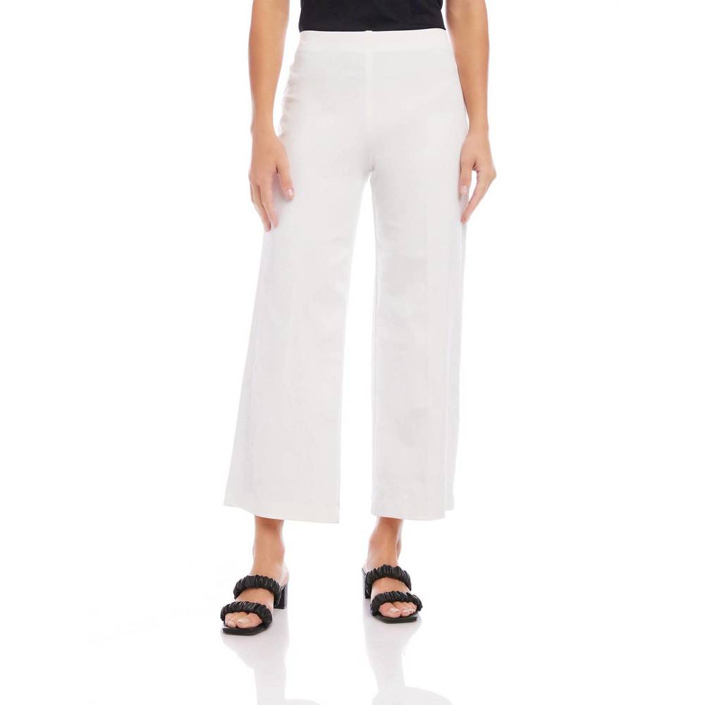Fifteen Twenty White Wide Leg Pants, Size L, NWT